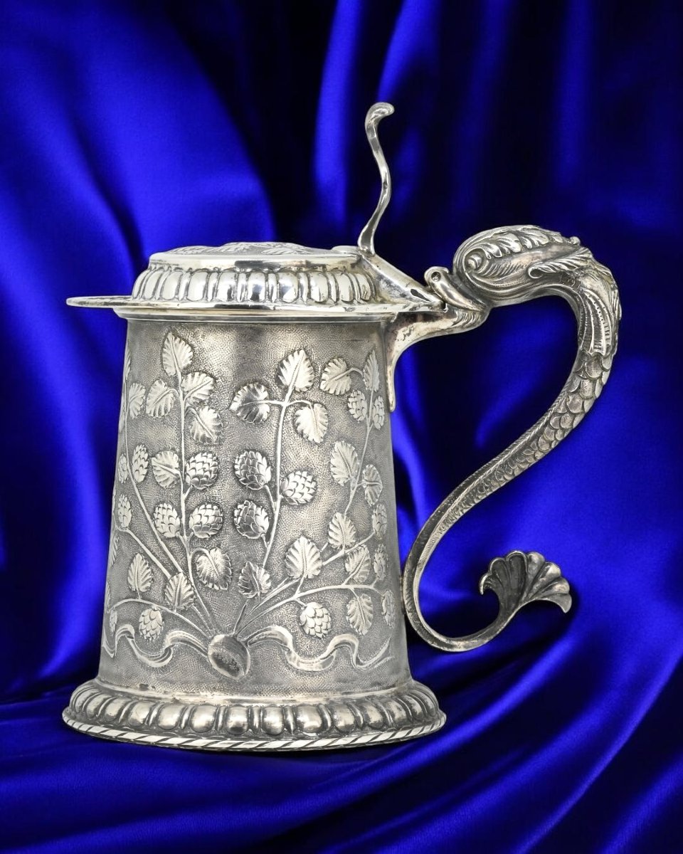 Chope à Bière en Argent 800 - Italie, fin du XIXe siècle-photo-4